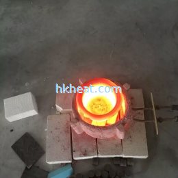induction melting copper billets