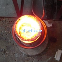 induction melting copper workpiece (2)