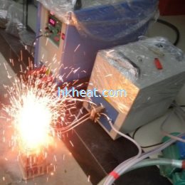 induction melting rare metal workpiece