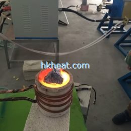 induction melting silicon and steel