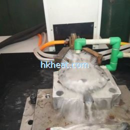 induction quenching auto parts by customized induction coil