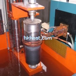 induction quenching axle (shaft) by 120kw induction heater