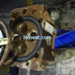 induction quenching cylinder stator surface