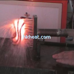 induction quenching with special out-of-shape coil