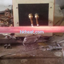straight parallel flat shape induction coil heat steel