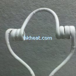 twin ear shape induction coil