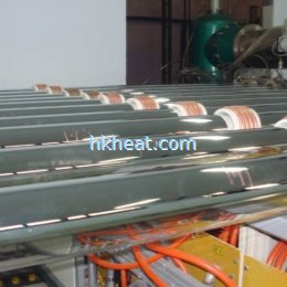 ultra-high frequency(UHF) induction vacuum coating for solar collector tube