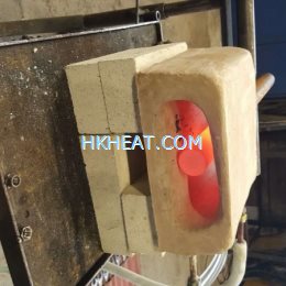 induction coil for forging steel rod