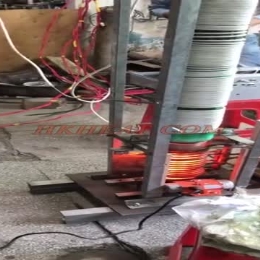 induction melting metal sand after air cooled preheating